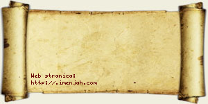 Igor Strinić vizit kartica